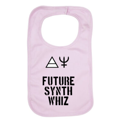 FUTURE SYNTH WHIZ Baby Bib Thumbnail